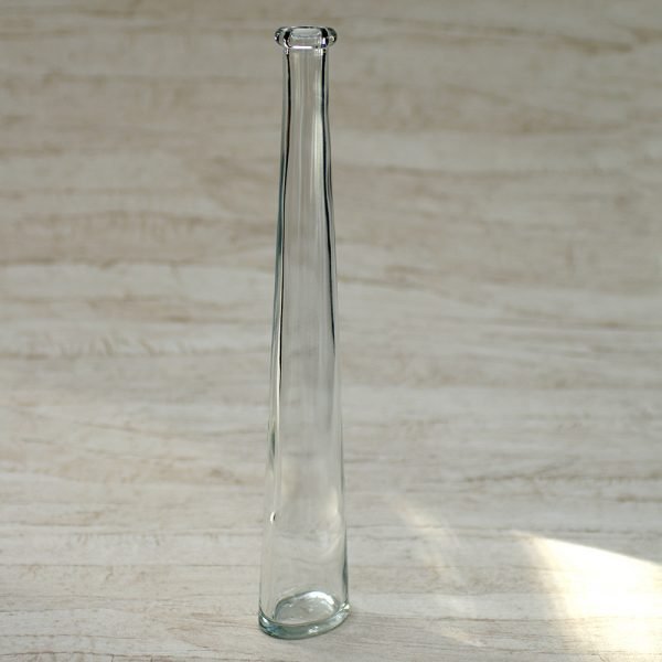 Glasvase, enkeltstilket høj - Oval - Glas