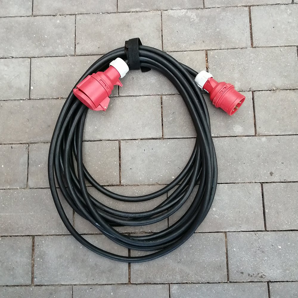 Forsvinde langsom Post Forlænger kabel 25 m 16 amp 380 v - Smartos Telte