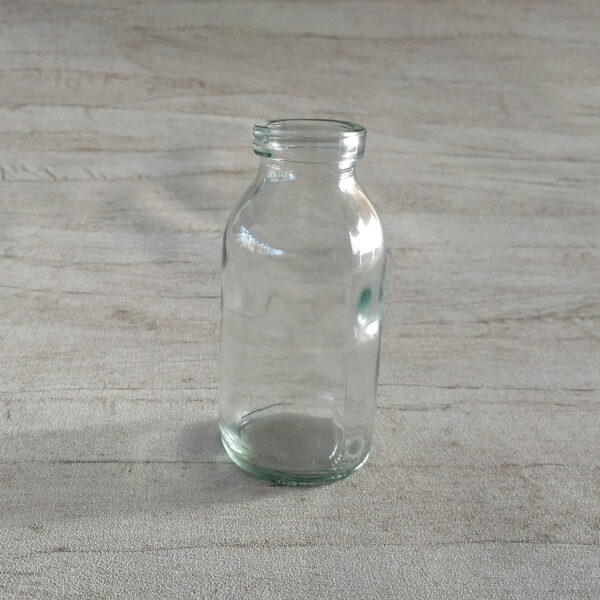 085 Glasvase, lillebuket / enkeltstilket lav - Glas